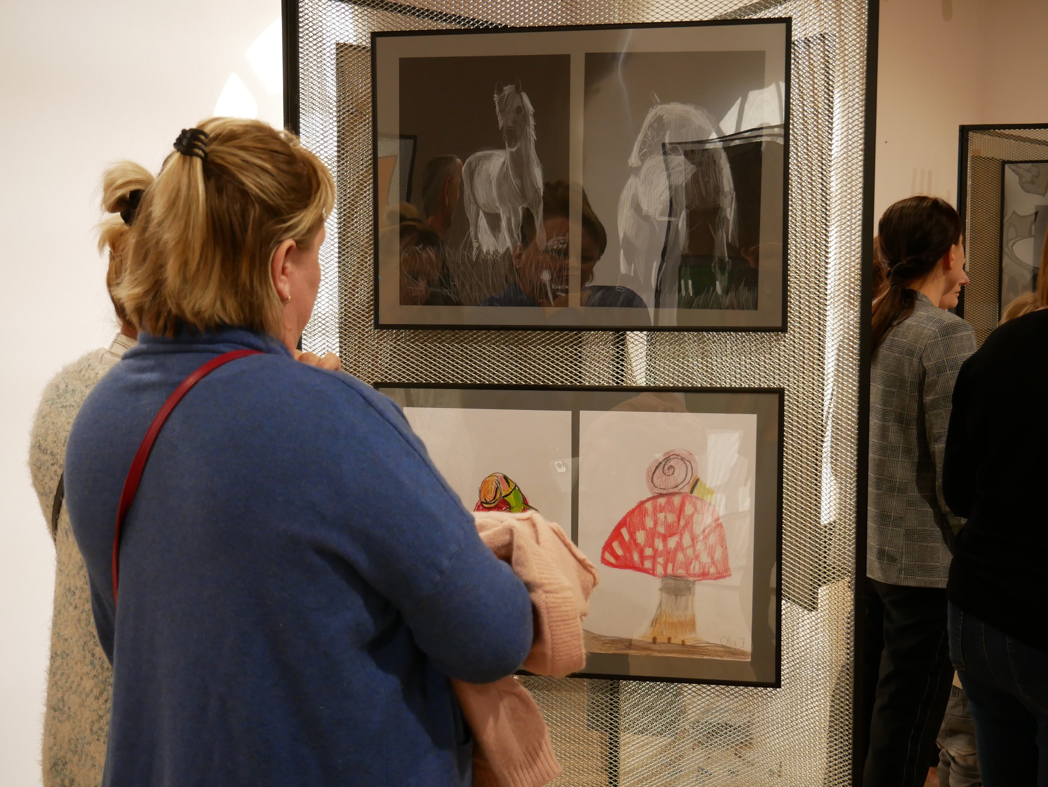 Otwarcie wystawy prac plastycznych